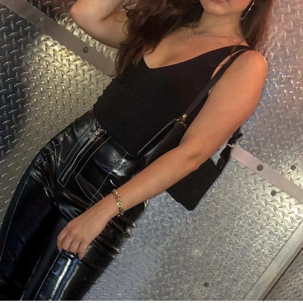 Leith Black Tank Bodysuit